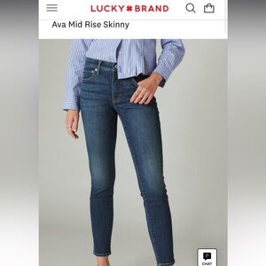 NWT Lucky Jean Ava Skinny